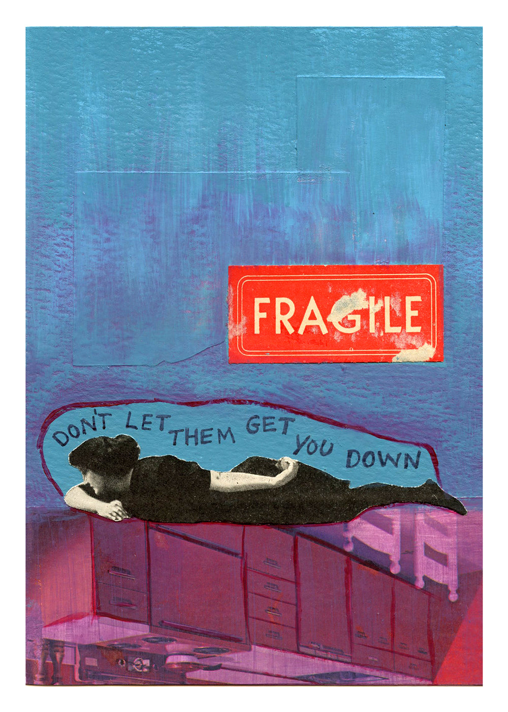 Don't Let Them Get You Down Greeting Card